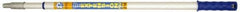 Premier Paint Roller - 2 to 4' Long Paint Roller Extension Pole - Stainless Steel - Apex Tool & Supply