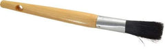 Premier Paint Roller - 3/8" Oval Hog Sash Brush - 2" Bristle Length, 6" Wood Handle - Apex Tool & Supply