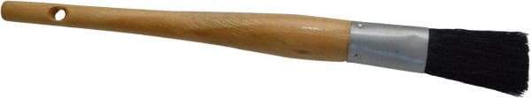 Premier Paint Roller - 5/8" Oval Hog Sash Brush - 2-1/4" Bristle Length, 6" Wood Handle - Apex Tool & Supply