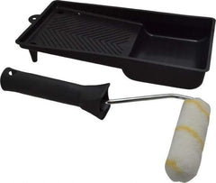 Premier Paint Roller - Mini Paint Roller Set - 4" Wide, Includes Paint Tray & Roller Cover - Apex Tool & Supply