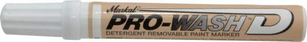 Markal - White Paint Marker - Fine Tip - Apex Tool & Supply