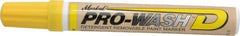 Markal - Yellow Oil-Based Paint Marker - Fine Tip, Alcohol Base Ink - Apex Tool & Supply