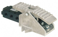 Parker - 0.83 CV Rate, 1/4" NPT Inlet Direct Air 2 Mechanical Spool Valve - 4 Way, 2 Position, 150 Max psi, Treadle Manual Return - Apex Tool & Supply