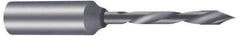 Onsrud - 8mm Cutting Diam x 30mm Length of Cut, 2 Flute, Upcut Spiral Router Bit - Uncoated, Right Hand Cut, Solid Carbide, 70mm OAL x 10mm Shank Diam, Through-Hole Boring Bit - Apex Tool & Supply