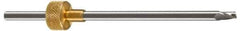 Onsrud - 3/16" Cutting Diam x 3/8" Length of Cut, 1 Flute, Upcut Spiral Router Bit - Uncoated, Right Hand Cut, Solid Carbide, 6-1/2" OAL x 1/4" Shank Diam, Single Edge - Apex Tool & Supply