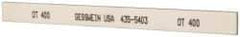Value Collection - 400 Grit Aluminum Oxide Rectangular Polishing Stone - Super Fine Grade, 1/2" Wide x 6" Long x 1/8" Thick, Oil Filled - Apex Tool & Supply
