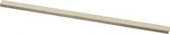 Made in USA - 800 Grit Aluminum Oxide Rectangular Polishing Stone - Super Fine Grade, 1/4" Wide x 6" Long x 1/8" Thick - Apex Tool & Supply