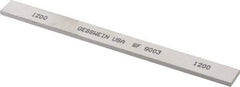 Made in USA - 1200 Grit Aluminum Oxide Rectangular Polishing Stone - Ultra Fine Grade, 1/2" Wide x 6" Long x 1/8" Thick - Apex Tool & Supply