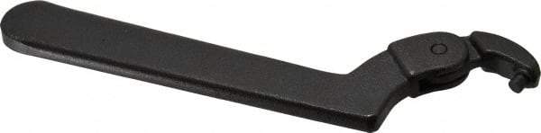 Proto - 3/4" to 2" Capacity, Black Oxide Finish, Adjustable Pin Spanner Wrench - 6-3/8" OAL, 5/32" Hook Pin Height - Apex Tool & Supply