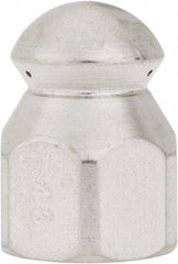 Value Collection - 4,200 psi Fixed, Sewer Pressure Washer Nozzle - 4.5mm Orifice Diam, 1/4" Thread - Apex Tool & Supply