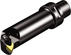 Sandvik Coromant - Left Hand Cut, Size C6, DNMG 442 Insert Compatiblity, Modular Turning & Profiling Cutting Unit Head - 27mm Ctr to Cutting Edge, 140mm Head Length, Through Coolant, Series T-Max P - Apex Tool & Supply