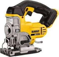 DeWALT - 20 Volt, 3,000 SPM, 1" Stroke Length, Cordless Jigsaw - Apex Tool & Supply