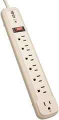 Tripp-Lite - 7 Outlets, 120 VAC15 Amps, 4' Cord, Power Outlet Strip - Floor, Keyhole Mount, 5-15 NEMA Configuration, 12.4" Strip - Apex Tool & Supply