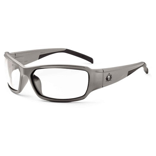 Thor Clear Lens Matte Gray Safety Glasses - Apex Tool & Supply