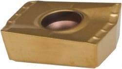 Kennametal - DFR MD Grade KC7140 Carbide Indexable Drill Insert - TiN Finish, 0.315" Inscribed Circle - Apex Tool & Supply