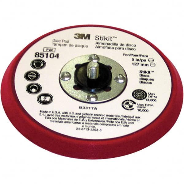 3M - Disc Backing Pads Backing Pad Type: Disc Pad Pad Diameter (Inch): 5 - Apex Tool & Supply