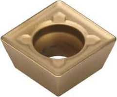 Kennametal - SDMT060304E GG Grade KC730M Carbide Milling Insert - TiN Finish, 1/4" Inscribed Circle, 1/64" Corner Radius - Apex Tool & Supply