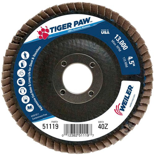 4 1/2 TIGER PAW ABRASIVE - Apex Tool & Supply