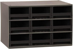 Akro-Mils - 9 Drawer, Small Parts Cabinet - 11" Deep x 17" Wide x 11" High - Apex Tool & Supply