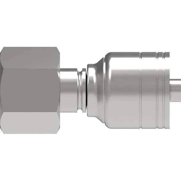 Eaton - Hydraulic Hose Fittings & Couplings Type: Female Swivel DIN 24 Seat Heavy Hose Diameter: 7/8 (Inch) - Apex Tool & Supply