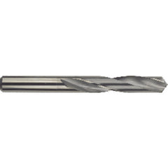 #40 Dia. × 0.098″ Shank × 1″ Flute Length × 2″ OAL, Standard, 118°, AlTiN, 2 Flute, External Coolant, Round Solid Carbide Drill Series/List #5374T - Apex Tool & Supply