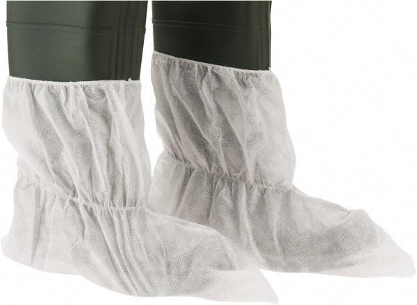 Dupont - Size XL, SureStep, Standard Boot Cover - White, Non-Chemical Resistant - Apex Tool & Supply
