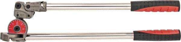 Ridgid - 15/16" Bend Radius, 3/8" Capacity, Tubing Bender - 21" OAL, Works on Stainless Steel, Steel & Titanium - Apex Tool & Supply