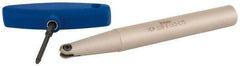 Iscar - 1/2" Cut Diam, 3/4" Shank Diam, 6-1/2" OAL, Indexable Ball Nose End Mill - 2" Head Length, Straight Shank, HCM D.50 Toolholder, HBF D.50, HBR D.50, HCR D.50 Insert - Apex Tool & Supply