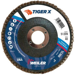 5 × 7/8 ARBOR 40X FLAP DISC - Apex Tool & Supply