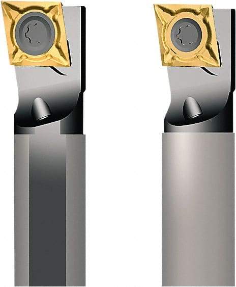 Seco - 13mm Min Bore Diam, 140mm OAL, 10mm Shank Diam, A-SCFC Indexable Boring Bar - 18mm Max Bore Depth, CC.. 0602.. Insert, Screw Holding Method - Apex Tool & Supply