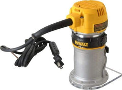 DeWALT - 16,000 to 27,000 RPM, 1.25 HP, 7 Amp, Fixed Base Electric Router - 115 Volts, 1/4 Inch Collet - Apex Tool & Supply