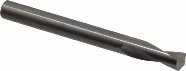 Keo - 1/4" Body Diam, 142°, 2-1/2" OAL, Solid Carbide Spotting Drill - Apex Tool & Supply