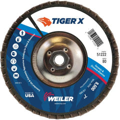 7X5/8-11 ARBOR 80X FLAP DISC - Apex Tool & Supply