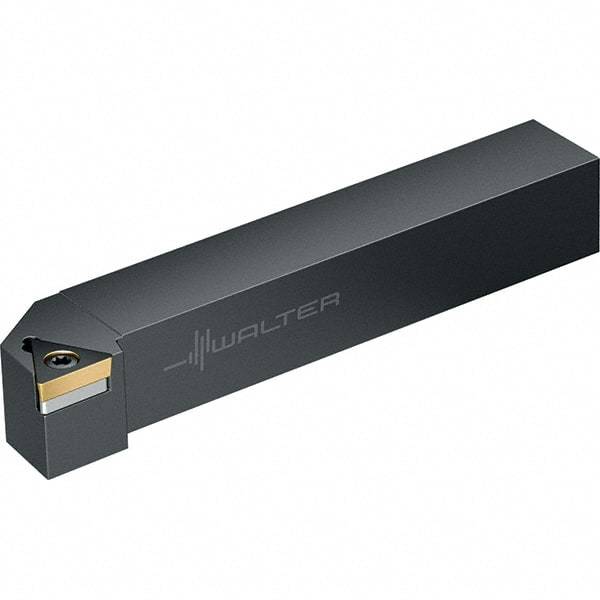 Walter - STGC, Left Hand Cut, 3/8" Shank Height x 3/8" Shank Width, Neutral Rake Indexable Turning Toolholder - 2-1/2" OAL, TC..1102.., TC..21.5.. Insert Compatibility, Series Walter Turn - Apex Tool & Supply