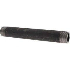 Value Collection - Black Pipe Nipples & Pipe Style: Welded Pipe Size: 1-1/4 (Inch) - Apex Tool & Supply