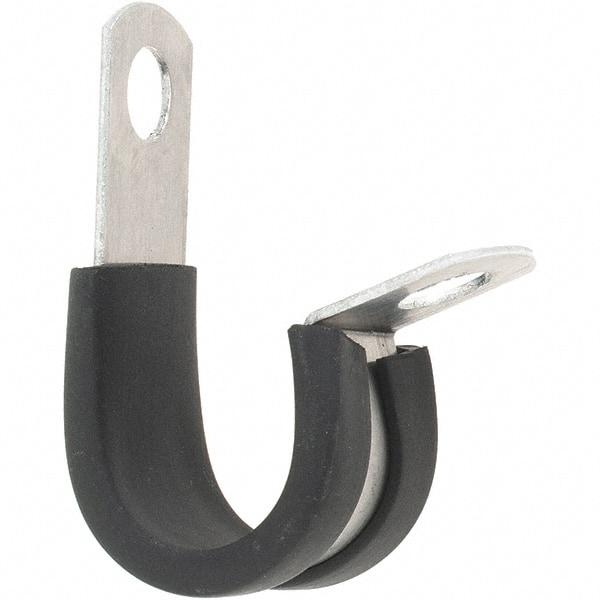 Made in USA - Pipe & Cable Clamps Type: Cushion Clamp Tube Diameter: 1/2 (Inch) - Apex Tool & Supply