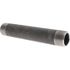 Value Collection - Black Pipe Nipples & Pipe Style: Welded Pipe Size: 1-1/4 (Inch) - Apex Tool & Supply