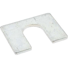 Made in USA - Metal Shim Stock Type: Slotted Shim Material: Steel - Apex Tool & Supply