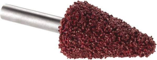 KUTZALL - 3/4" Cut Diam, 1/4" Shank Diam, Taper Head Burr - Carbide - Apex Tool & Supply