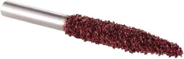 KUTZALL - 1/4" Cut Diam, 1/4" Shank Diam, Taper Head Burr - Carbide - Apex Tool & Supply