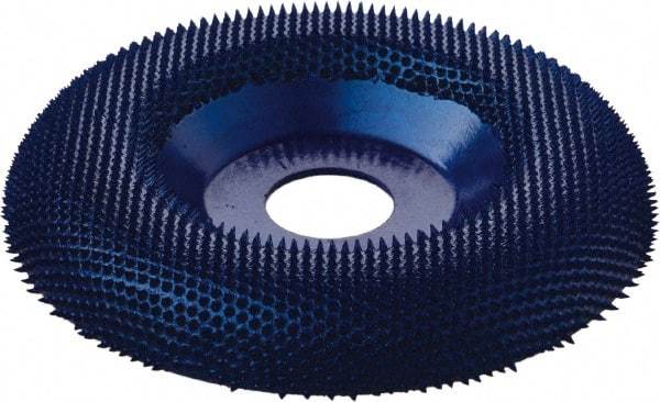 KUTZALL - 4-1/2" Wheel Diam, 5/8" Wheel Thickness, 7/8" Arbor Hole, Type 27 Depressed Center Wheel - Tungsten Carbide, 15,000 Max RPM - Apex Tool & Supply
