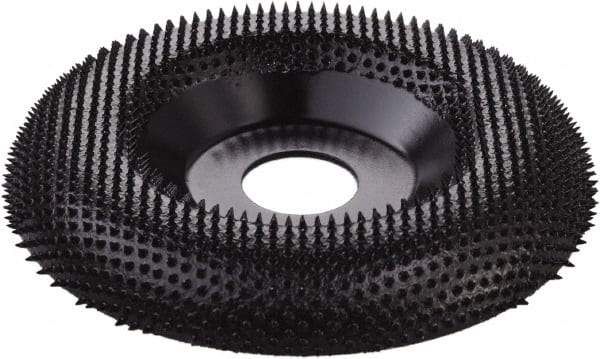 KUTZALL - 4-1/2" Wheel Diam, 5/8" Wheel Thickness, 7/8" Arbor Hole, Type 27 Depressed Center Wheel - Tungsten Carbide, 15,000 Max RPM - Apex Tool & Supply