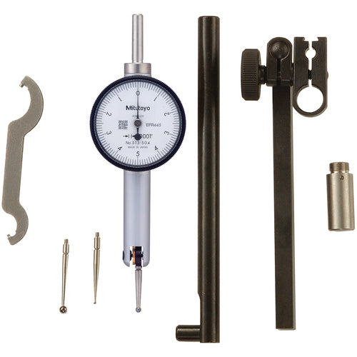 Horizontal Dial Test Indicator Kit - 0.010″ Total Range-0.0001″ Graduation - Apex Tool & Supply