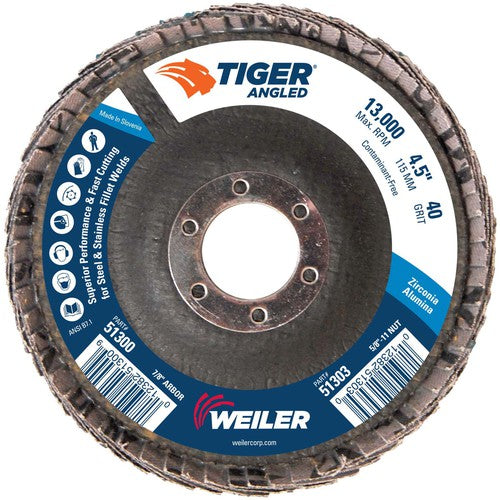 4 1/2 TIGER ANGLED ZIRC - Apex Tool & Supply