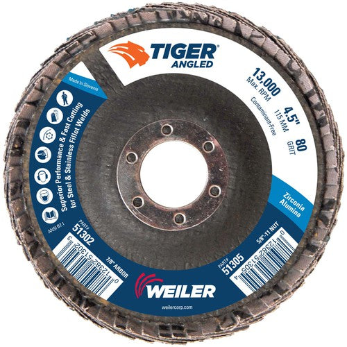 4 1/2 TIGER ANGLED ZIRC - Apex Tool & Supply