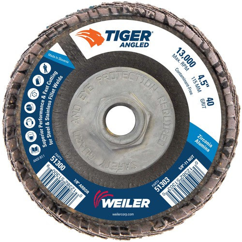 4 1/2 TIGER ANGLED ZIRC - Apex Tool & Supply