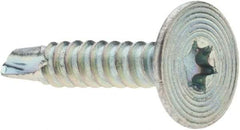 Value Collection - #10-16, Flat Head, Torx Drive, 1" Self Drilling Screw - Steel, Zinc-Plated Finish - Apex Tool & Supply