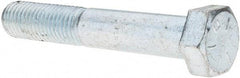 Value Collection - 3/4-10 UNC, 4-1/2" Length Under Head Hex Head Cap Screw - Partially Threaded, Grade 5 Steel, Zinc-Plated Finish, 1-1/8" Hex - Apex Tool & Supply