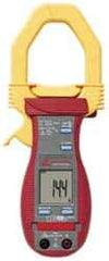 Amprobe - 2740452, CAT III, Digital Average Responding Clamp Meter with 1.9685" Clamp On Jaws - 600 VAC/VDC, 800 AC Amps, 1000 DC Amps, Measures Voltage, Capacitance, Current, Resistance - Apex Tool & Supply