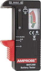 Amprobe - 0.9 VAC to 9 VAC, Battery Tester - Analog Display - Apex Tool & Supply